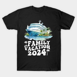 Family Cruise 2024 Summer Vacation Matching Family Cruise T-Shirt